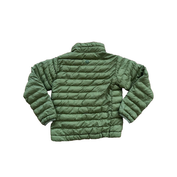Marmot Nano Puffer Jacket down Kids Packaw Camping Sage Green S 6 years A001952 - Picture 5 of 9